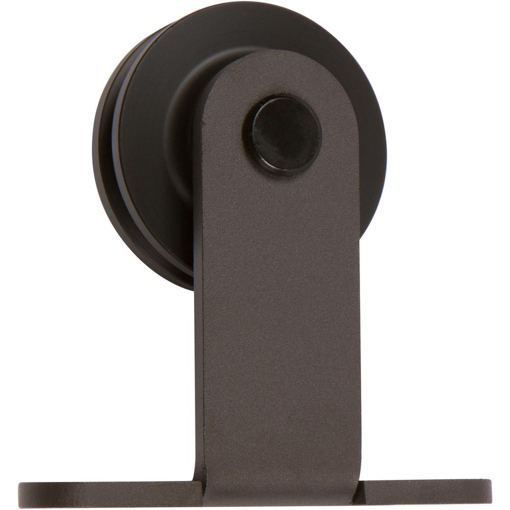 Delaney 3000 Series 6 ft. Bronze Low Profile Top Mount Barn Door