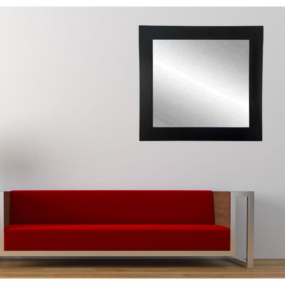 Matte Black Framed MirrorBM002SQ The Home Depot