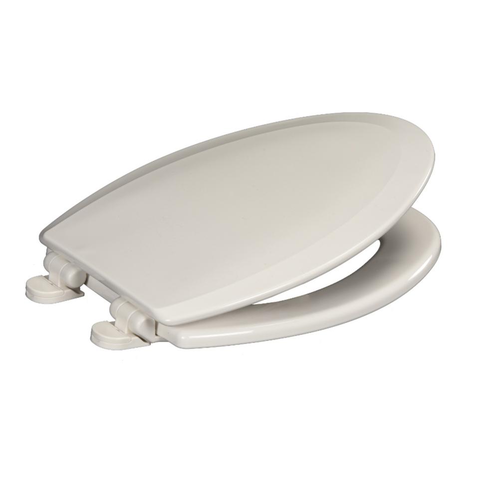 Elongated Closed Front Toilet Seat With Safety Close In White 950scct