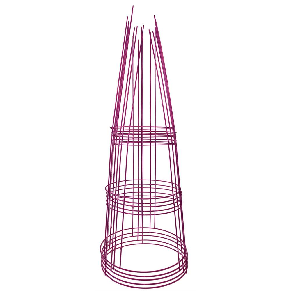 Gardener's Blue Ribbon 42 in. HeavyDuty Purple Tomato Cage (5Pack