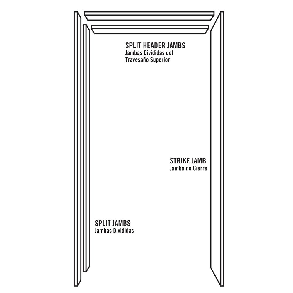 Everbilt Pocket Door Jamb Kit 12676 The Home Depot