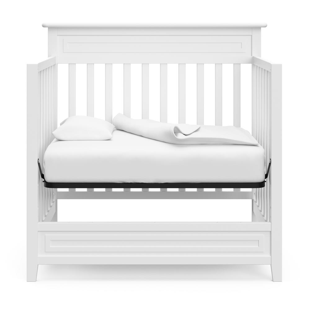 Storkcraft Petal Mini White 5 In 1 Convertible Crib 04510 101