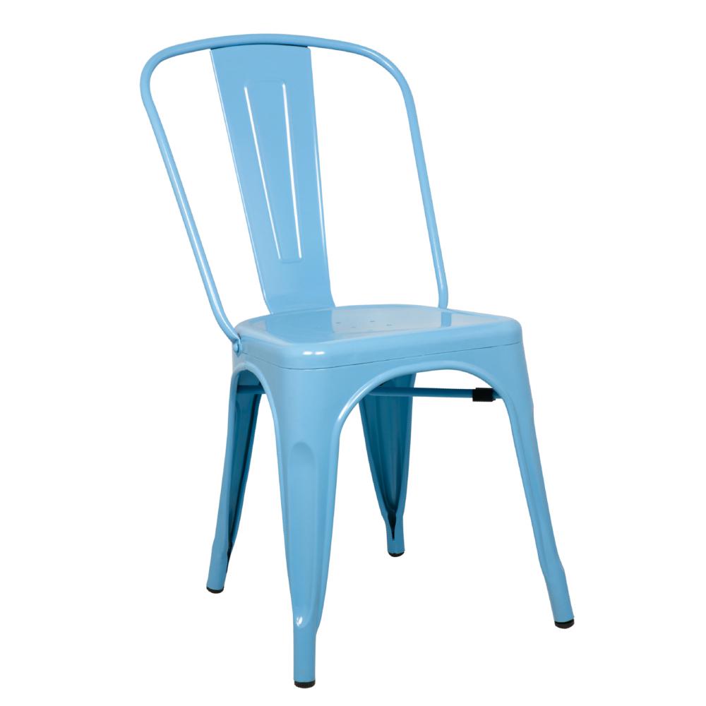 Metal Blue Dining Chairs Kitchen Room Furniture The Blue Talix Dining Chair