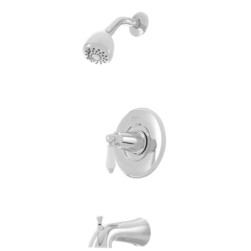 Pfister Courant 8 In. Widespread 2-Handle Bathroom Faucet In Brushed ...