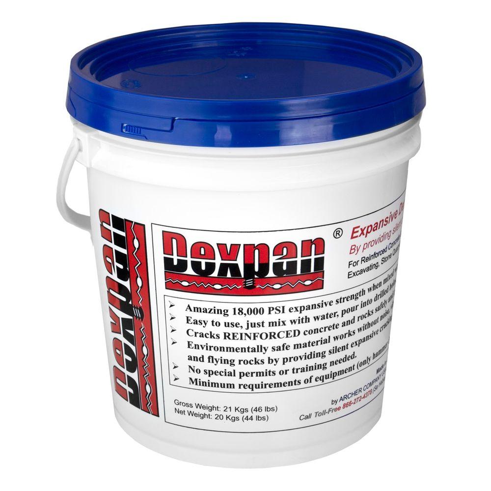 Dexpan 44 lb. Bucket Type 3 (23F50F) Expansive Demolition Grout for