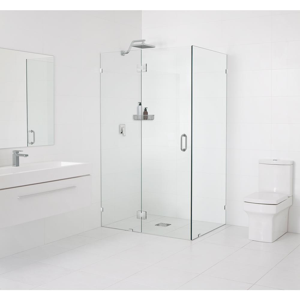 Glass Warehouse 48 In X 78 In X 32 In Frameless 90 Degree