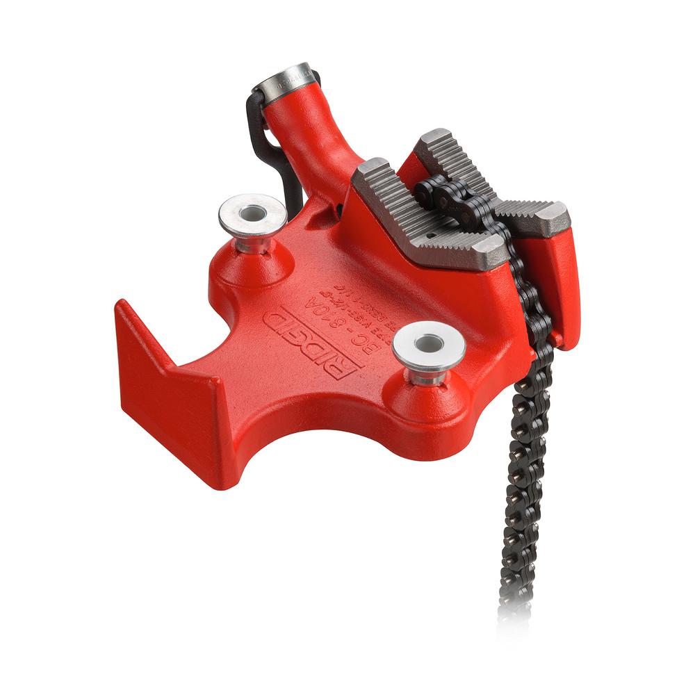 RIDGID 1/2 in. to 8 in. BC810A Top-Screw Bench Chain Vise 