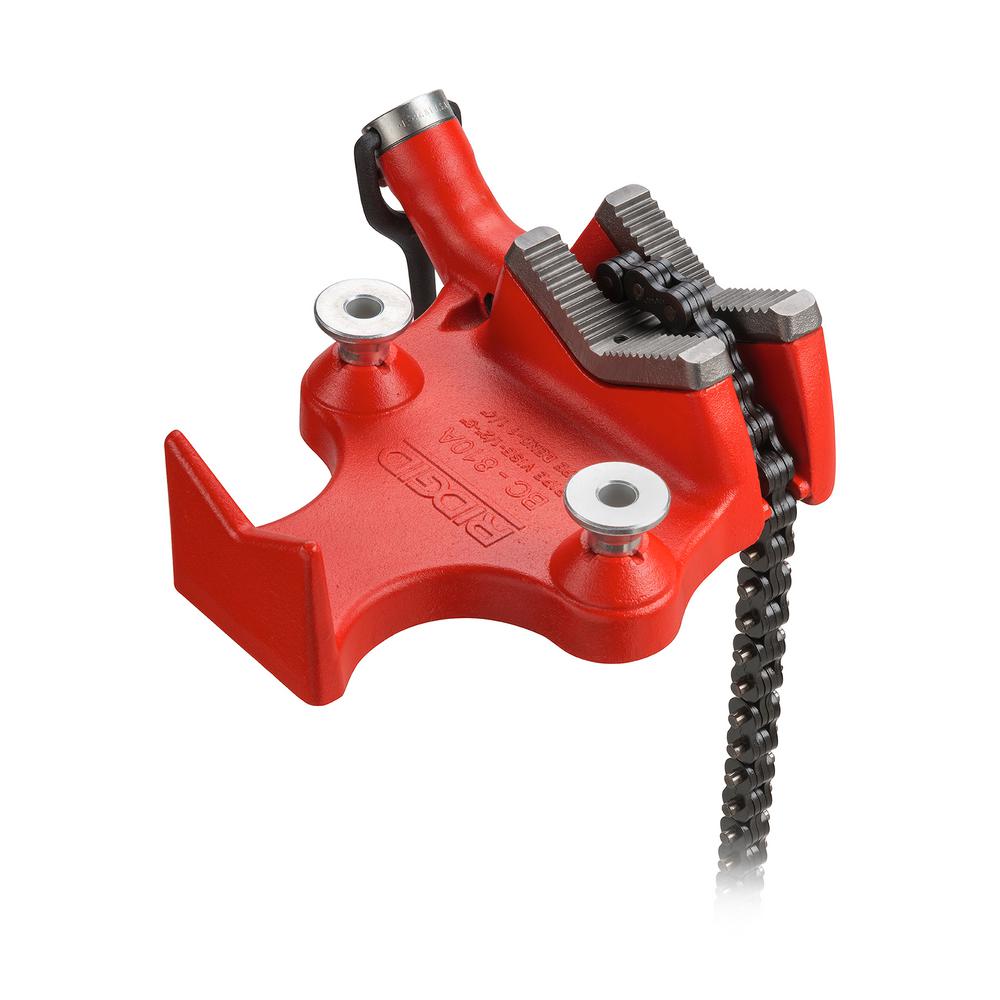 RIDGID 1/2 in. to 8 in. BC810A TopScrew Bench Chain Vise40215 The