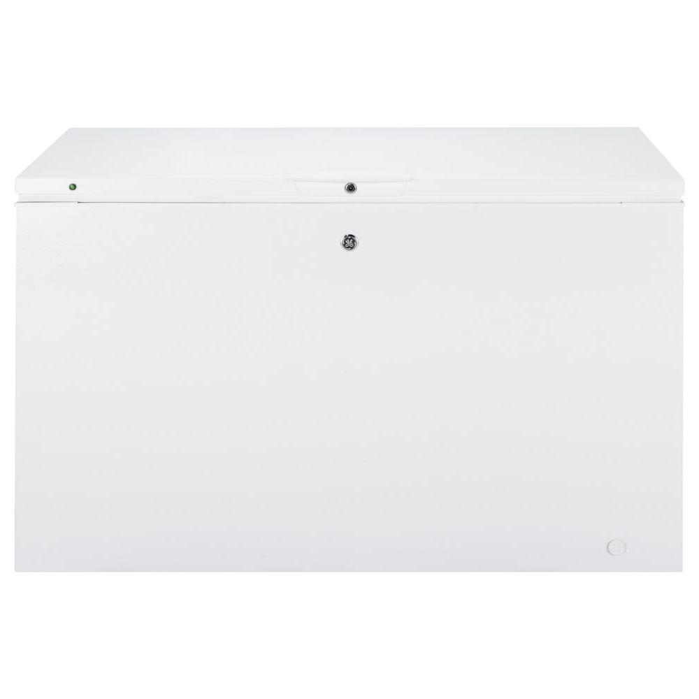 GE 56 in. 15.6 cu. ft. Manual Defrost Chest Freezer in WhiteFCM16DJWW