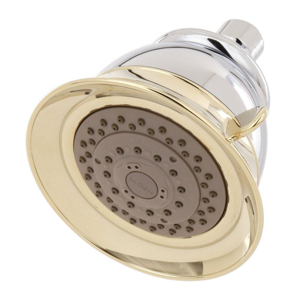 MOEN 4Spray 5 in. Single Wall Mount Fixed Shower Head in Chrome