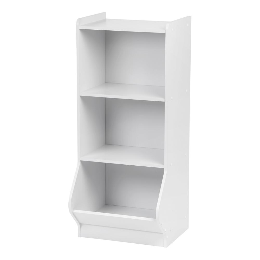 white shelves for kids room