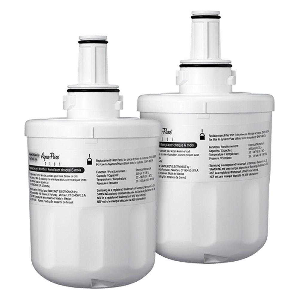Samsung Refrigerator Water Filter (2-Pack)-HAF-CU1-2P - The Home Depot