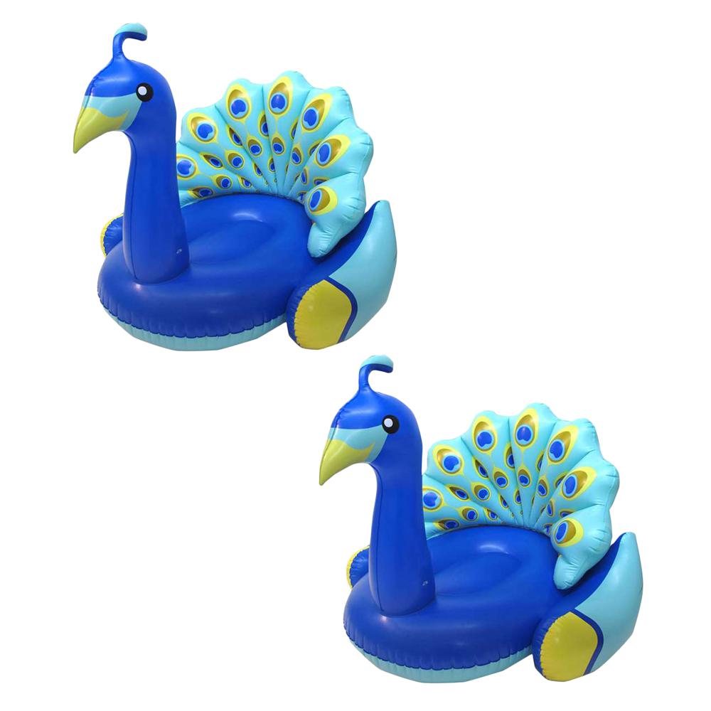 giant peacock pool float