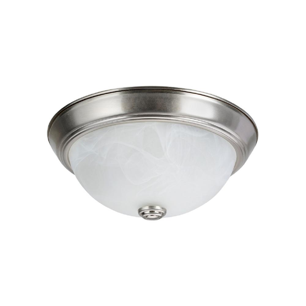One Ceiling Fan Fitter Light Kit with Pull Chain 4 1//2 Diameter Brushed Nickel Aspen Creative 22001-11