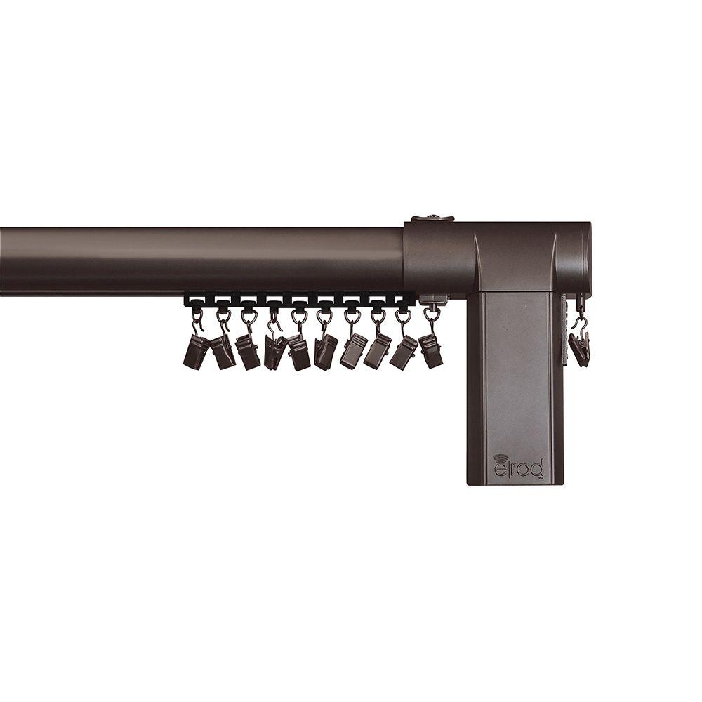 Erod 68 120 In Side Open Remote Control Telescoping Drapery