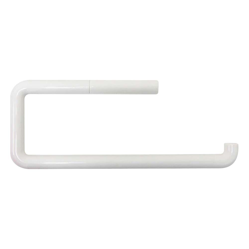 Interdesign Plastic Wall Mount Paper Towel Holder In White 09334 Interdesign Plastic Wall Mount Paper Towel Holder In White