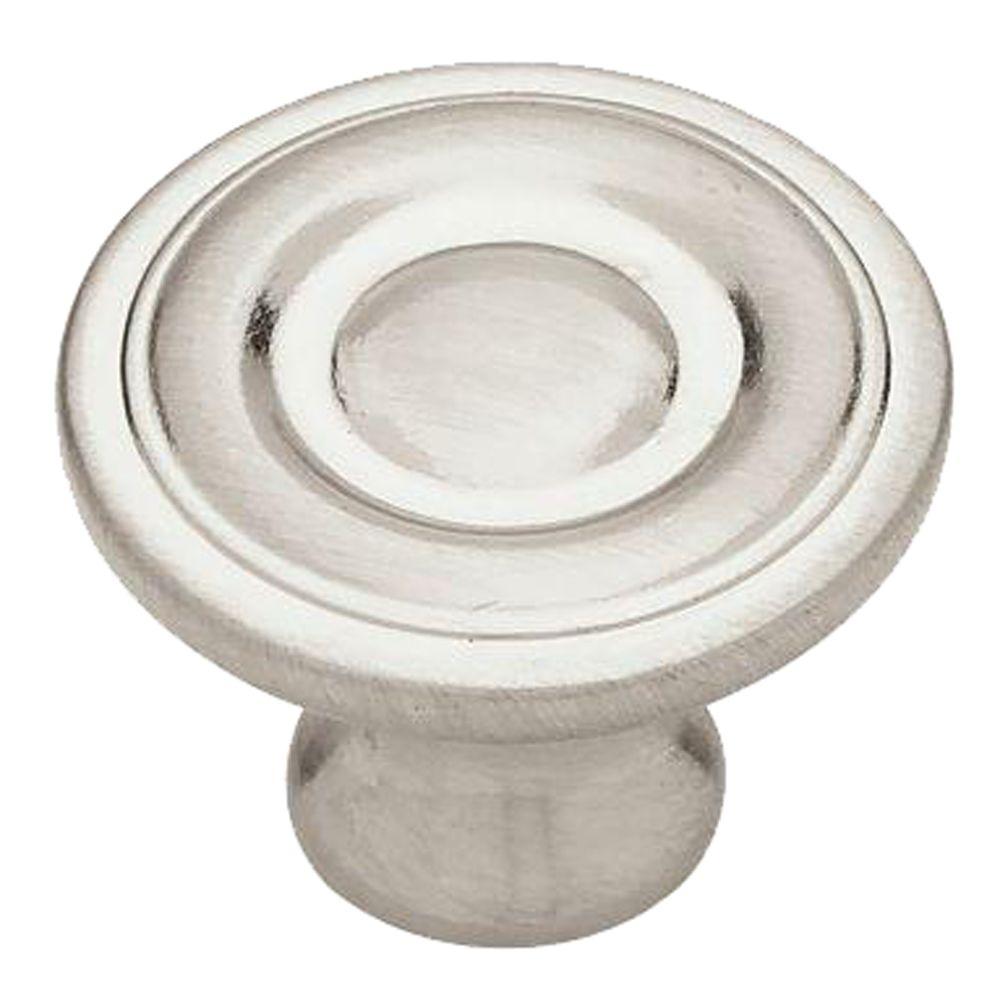 Liberty Contempo 11/8 in. Satin Nickel Basket Weave Knob