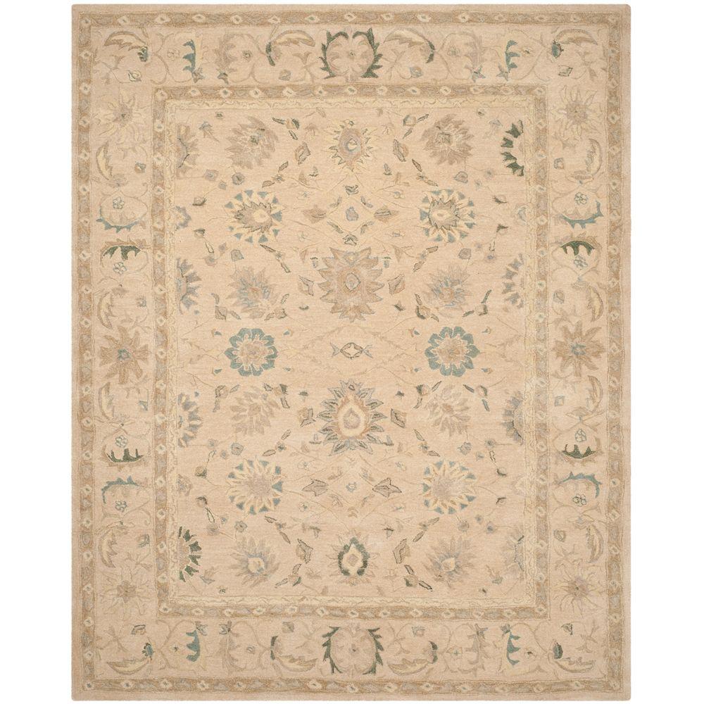 Safavieh Anatolia Taupe/Blue 6 ft. x 9 ft. Area RugAN572A6 The Home