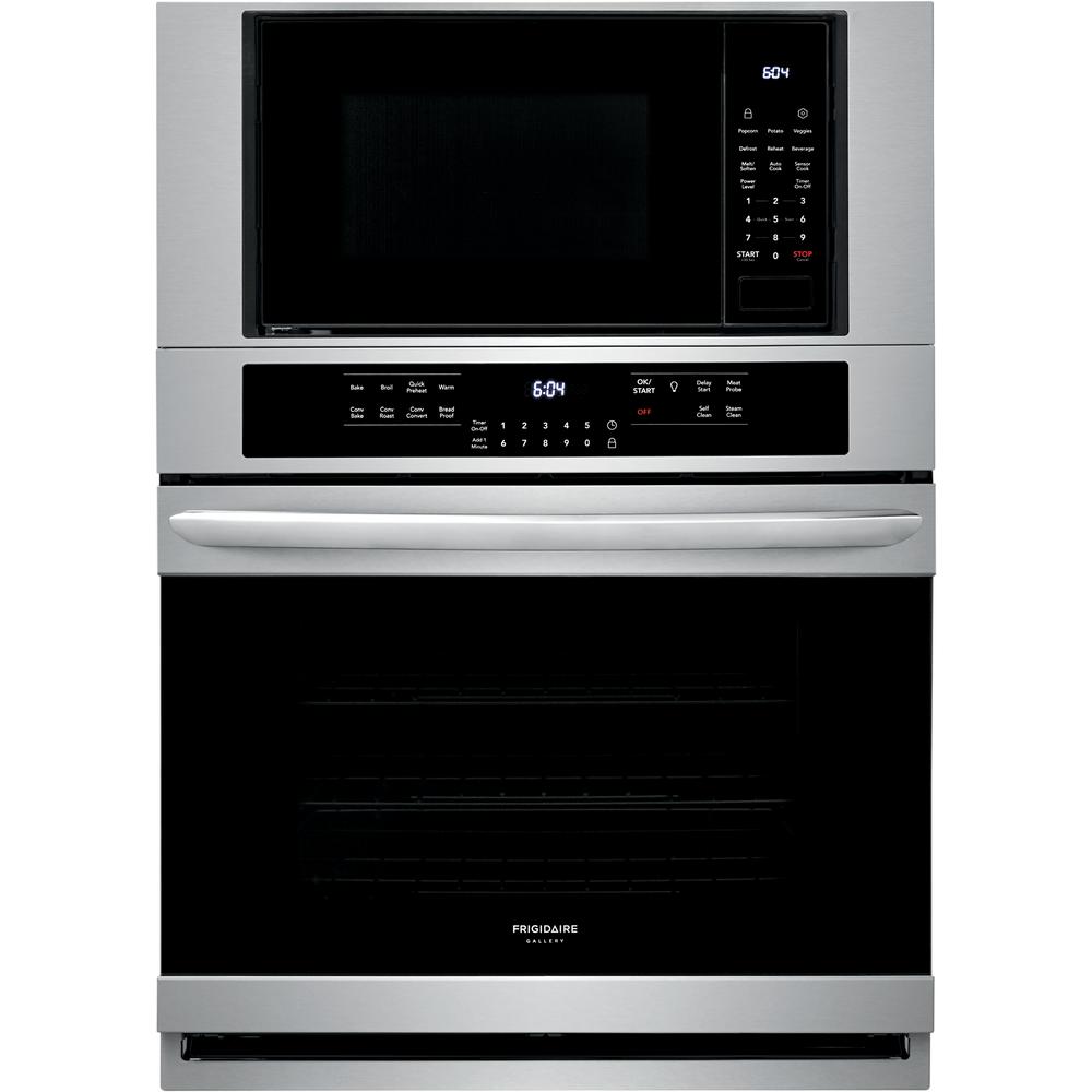 Microwave Electric Wall Oven Combinations Ovens The Home Electric True Convection Wall Oven With Built In Microwave Stainless Steel