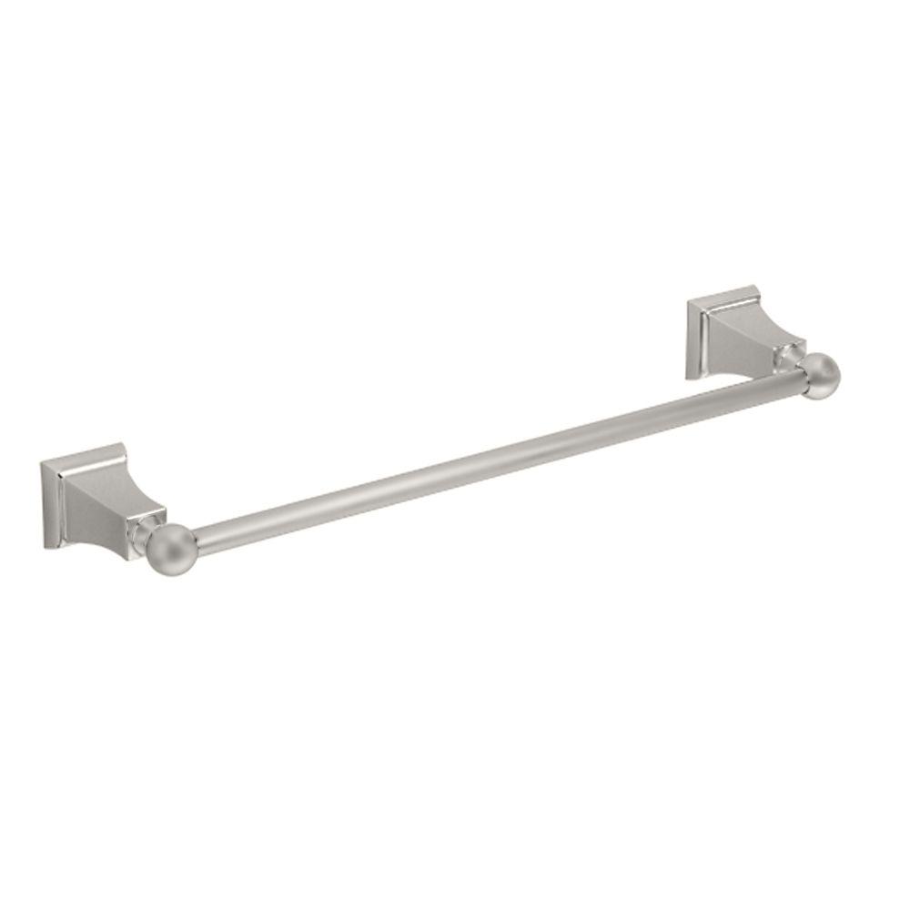 American Standard Traditional Square 18 in. Towel Bar in Brushed Nickel