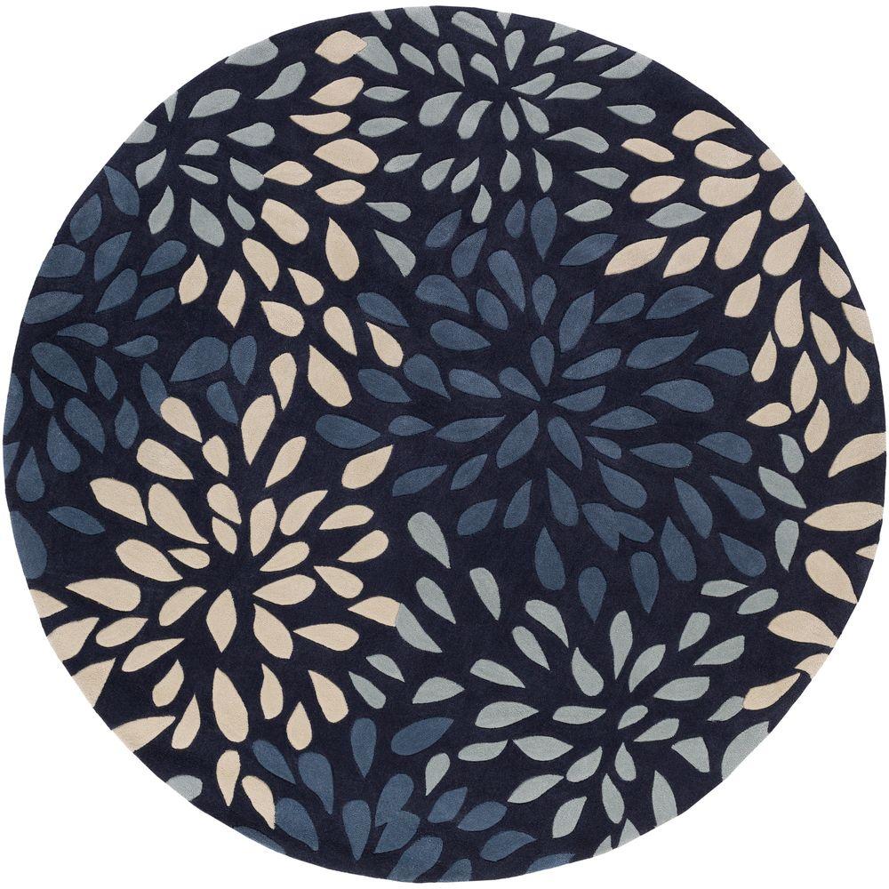 Artistic Weavers Cassia Dark Red 8 ft. x 8 ft. Round Indoor Area RugS00151027620 The Home Depot