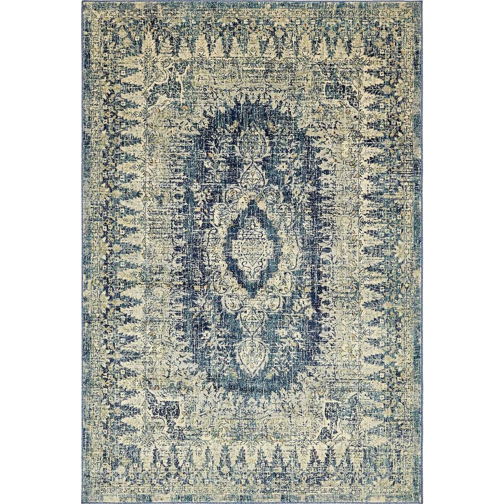 Unique Loom Oslo Lyngby Lake Navy Blue 6 0 X 9 Area Rug