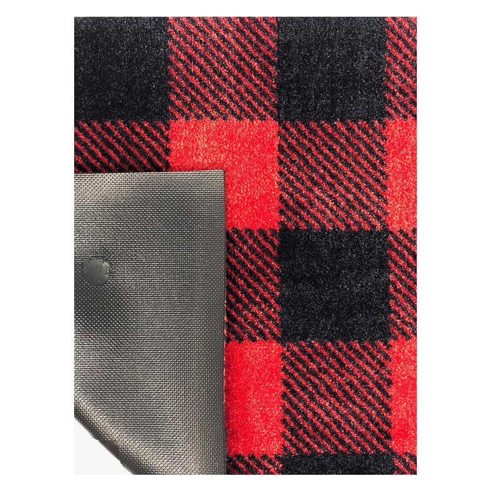 Studio 67 In Home Washable Non Slip Buffalo Plaid Red 2 Ft 3 In