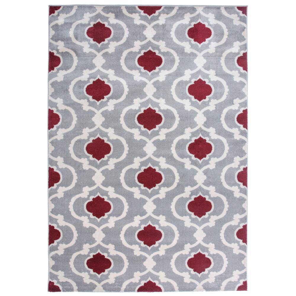 Moroccan Trellis Contemporary Red Indoor Area Rug 5 3 X7 310 Moroccan Trellis Contemporary Red Indoor Area Rug 5 3 X7 310 G 5x8 The Home Depot