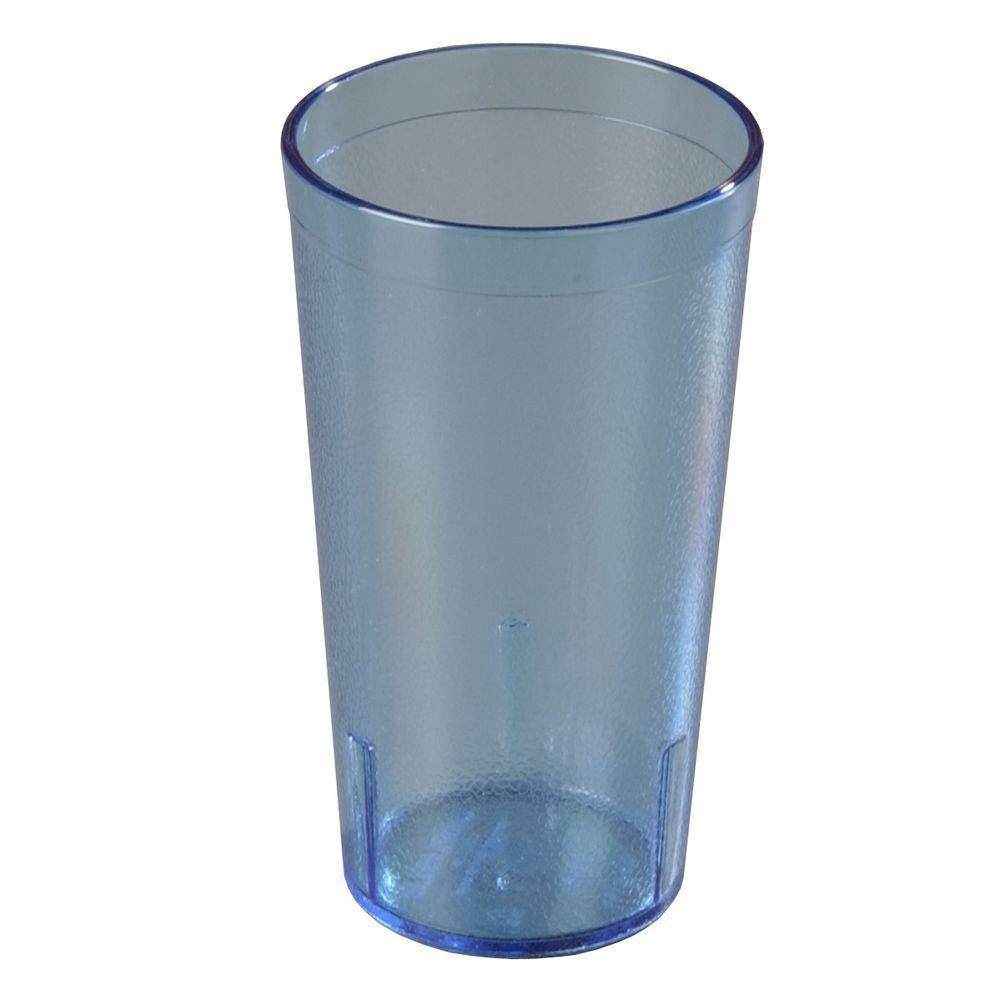 Carlisle 12 oz. SAN Plastic Stackable Tumbler in Translucent Blue (Case ...