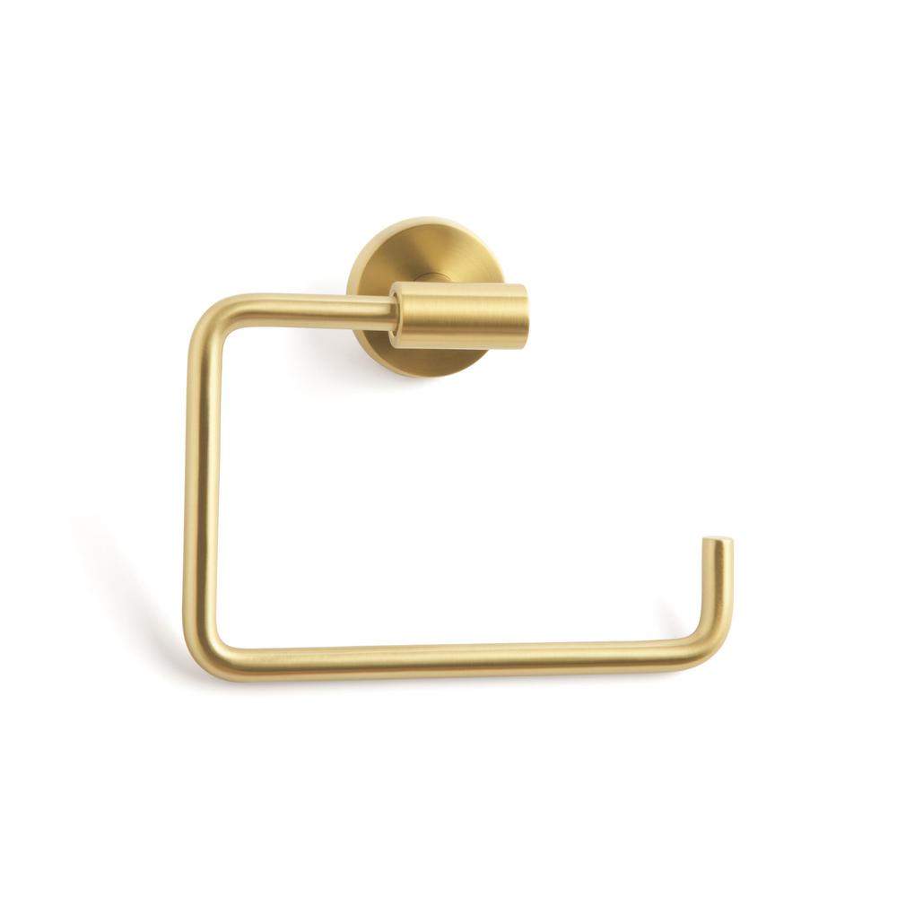 Amerock Arrondi Towel Ring in Brushed Bronze/Golden Champagne