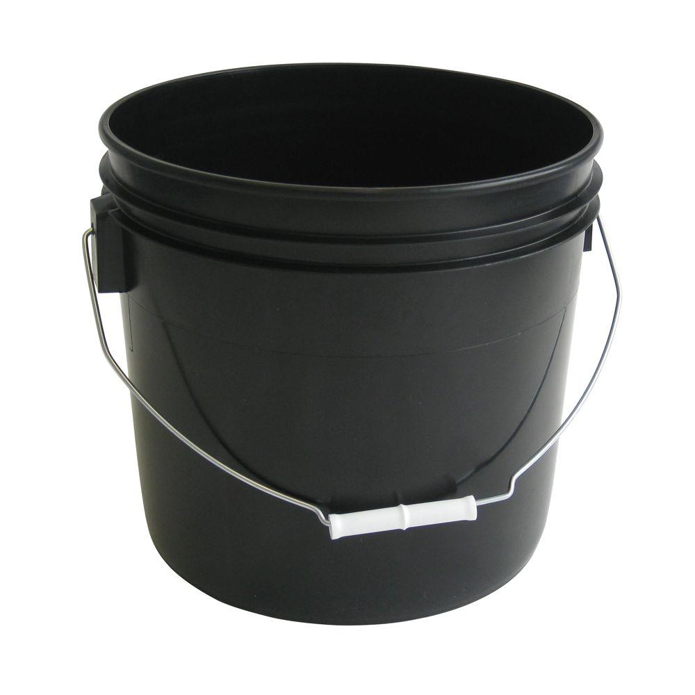 paint buckets and lids