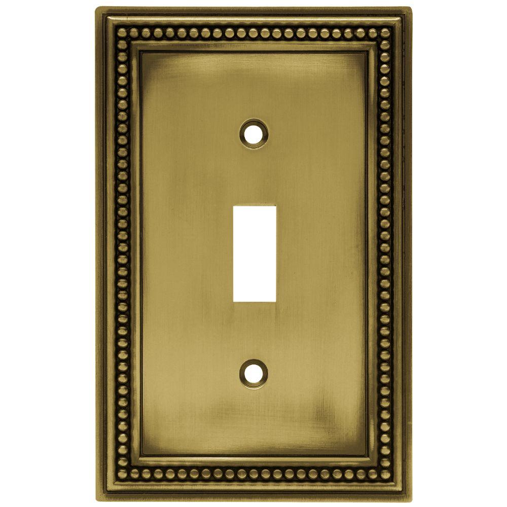 Brass Light Switch Plates Wall Plates The Home Depot