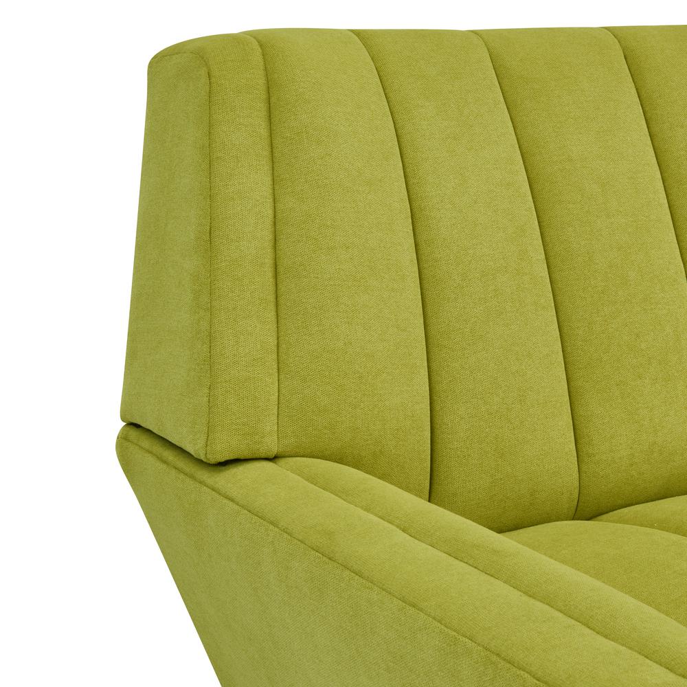 Handy Living Houston Apple Green Mid Century Modern Arm Sofa