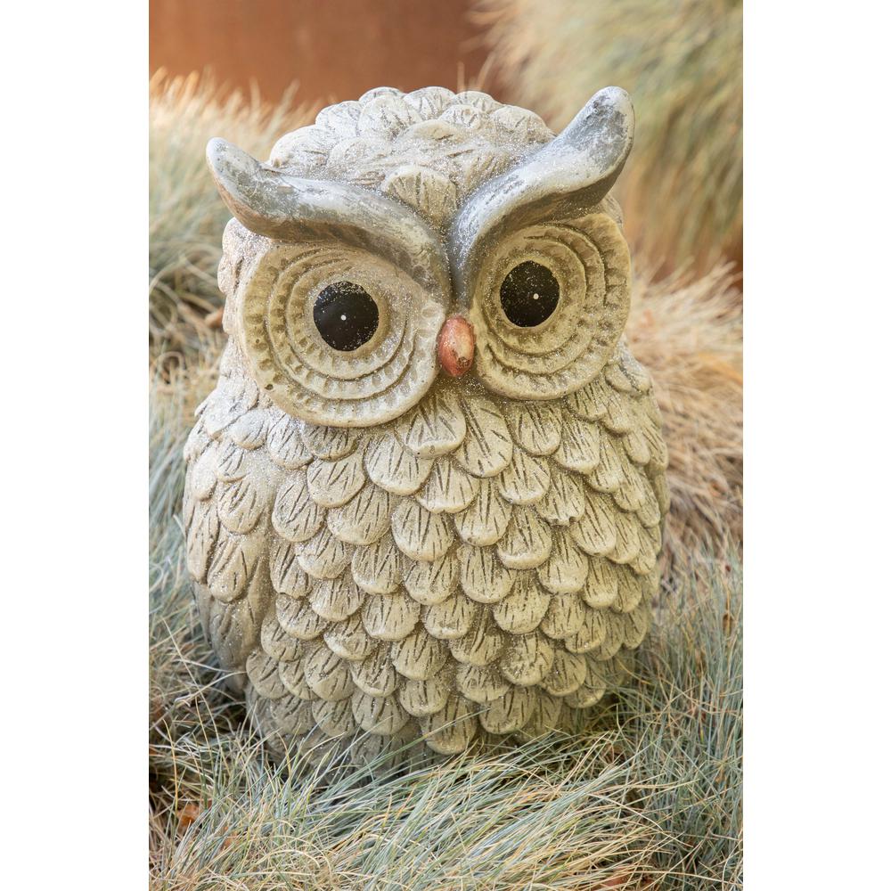 large garden owl statue