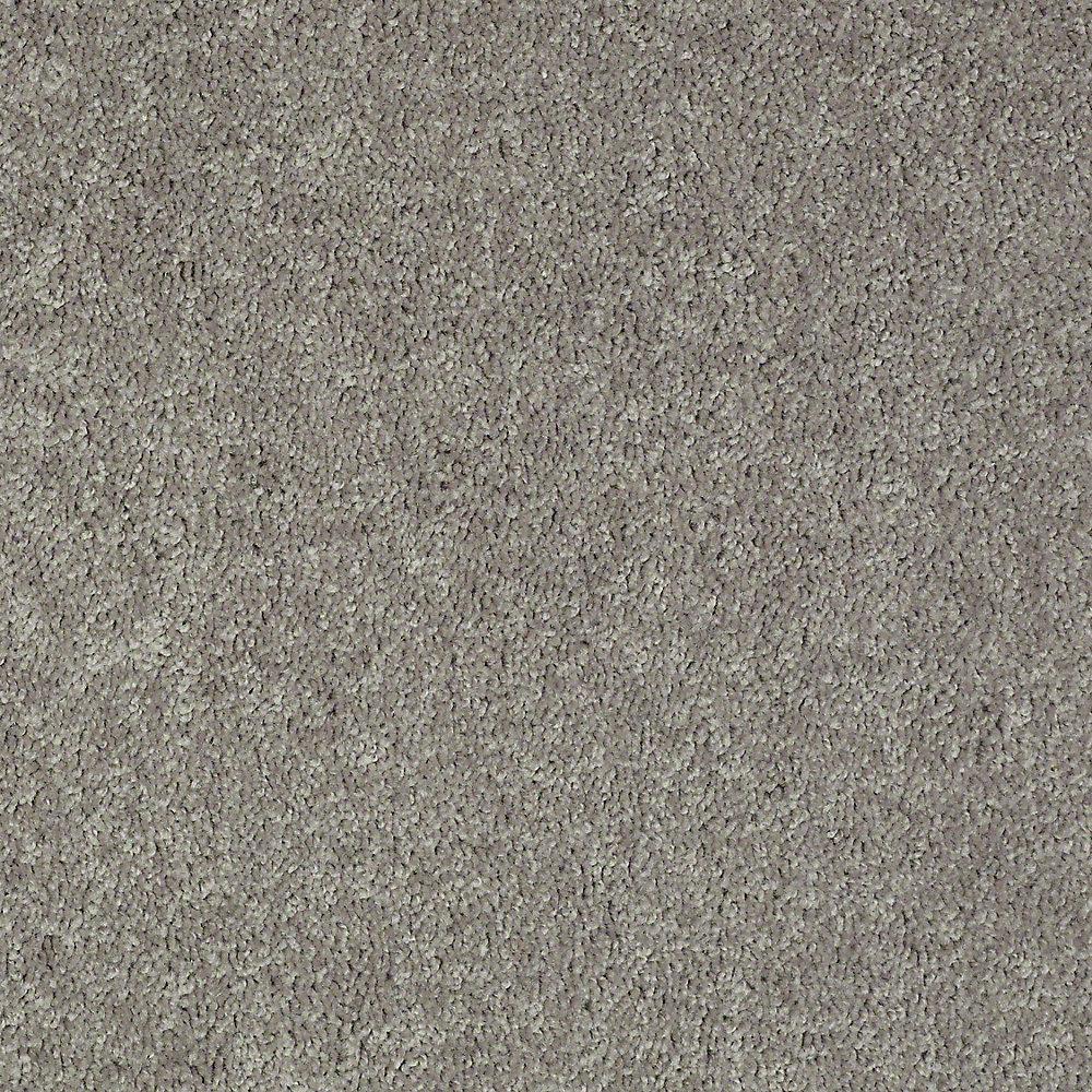 TrafficMASTER Carpet Sample Palmdale I 12 In Color Harbor Fog 8 in