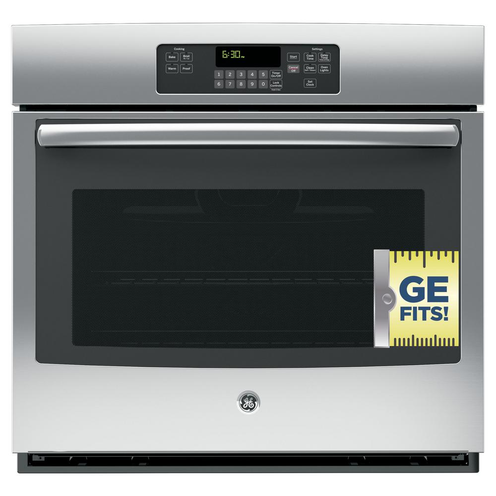 Whirlpool 30 In Single Electric Wall Oven Self Cleaning In Stainless