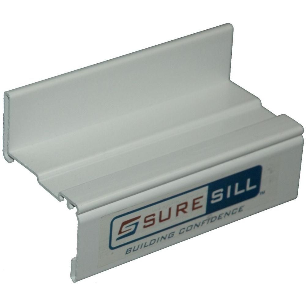 SureSill 2 in. White Sloped Sill Pan Extension CouplingSS 2_06S EXC