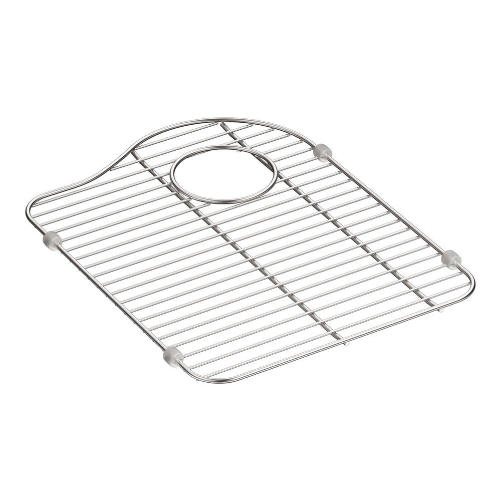 Kohler Hartland 13 1 8 In X 16 7 Stainless Steel Right Hand Bottom Bowl Rack For K 5818 Sink