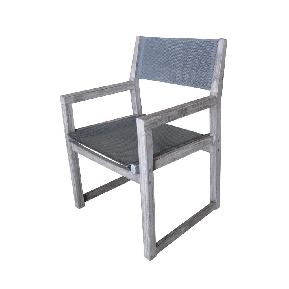 Courtyard Casual Bay Side Collection Teak Contemporary Sling