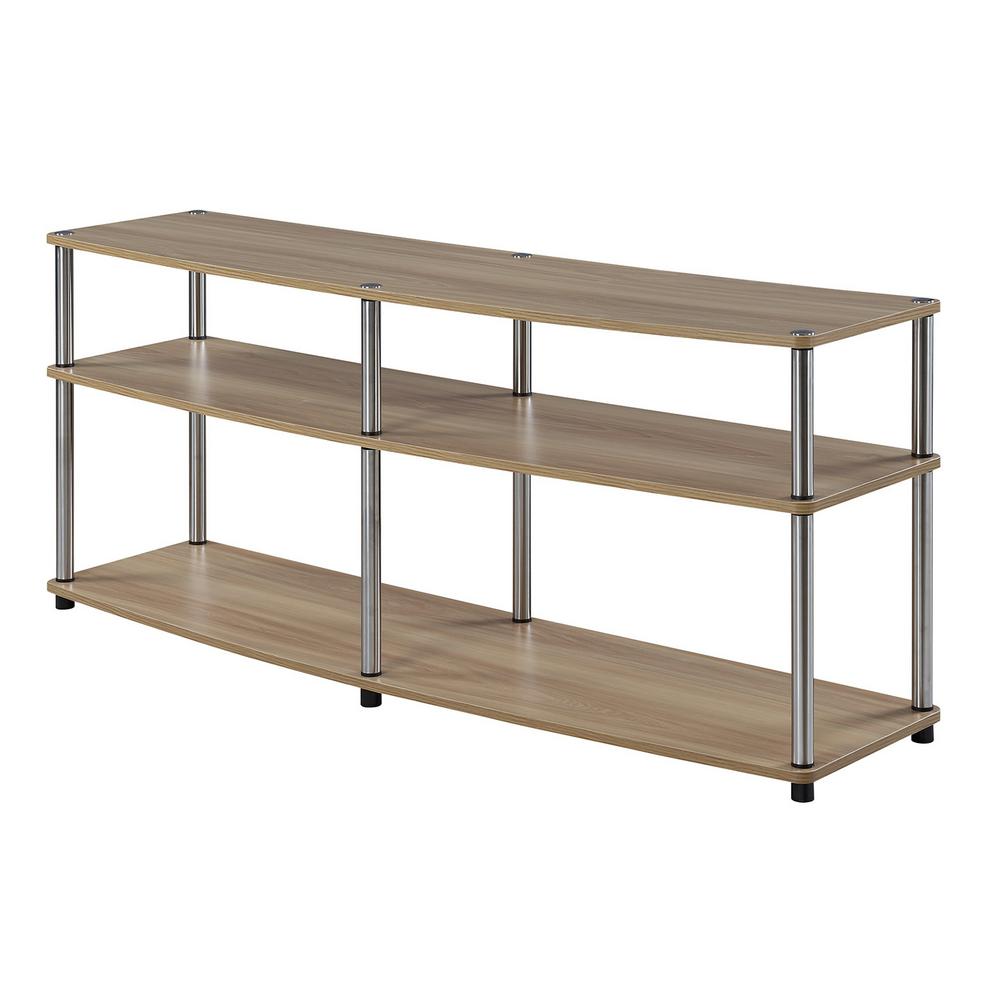 Designs2go Light Oak 3 Tier 60 In Tv Stand