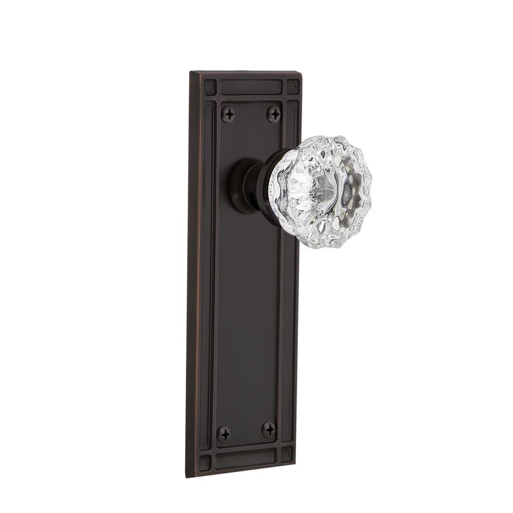 Nostalgic Warehouse Mission Plate Double Dummy Crystal Glass Door Knob ...