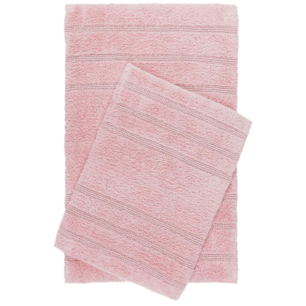 Glam Peach Bath Mats Bedding Bath The Home Depot