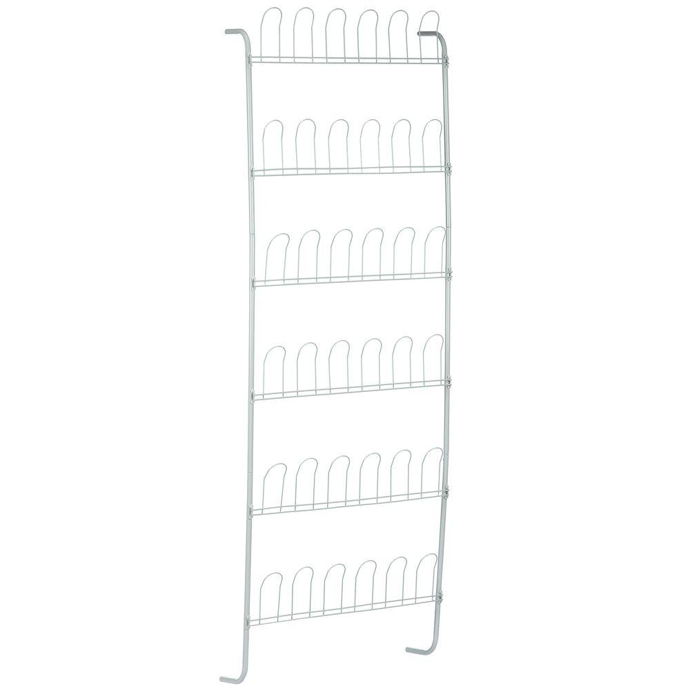 Neu Home Organize It All Over-The-Door 18 Pair Hanging Wire Shoe Rack Pack of 2