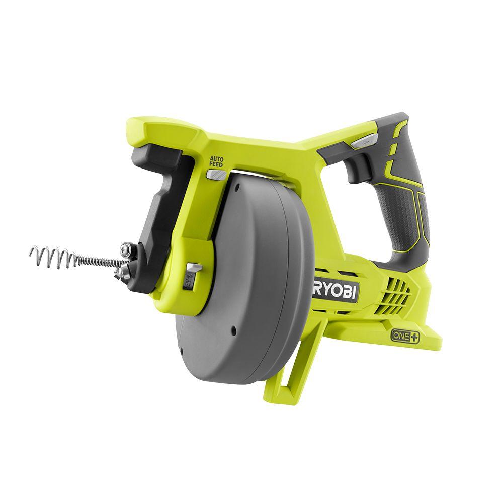 Ryobi One+ 18-Volt Drain Auger, Tool Only
