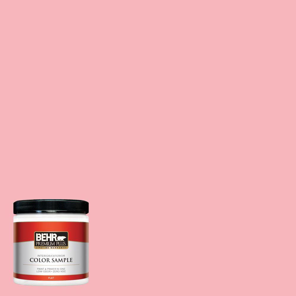BEHR Premium Plus 8 oz. 130A3 Ballerina Pink Interior/Exterior Paint