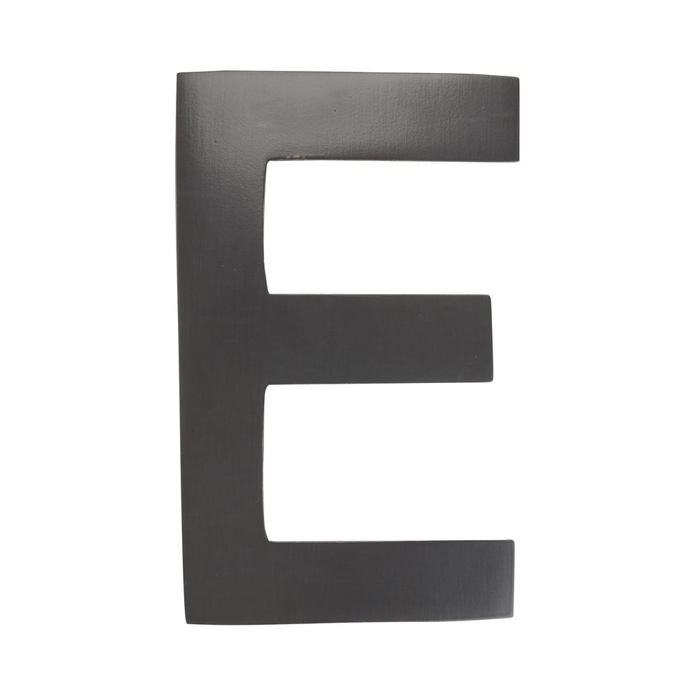 4 in. Dark Aged Copper Letter E Floating House-3582DC-E - The Home Depot