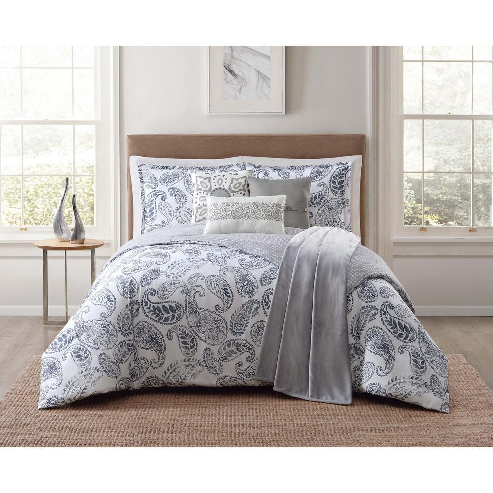 Jennifer Adams Brooktree 7Piece Multi Full and Queen Comforter Set