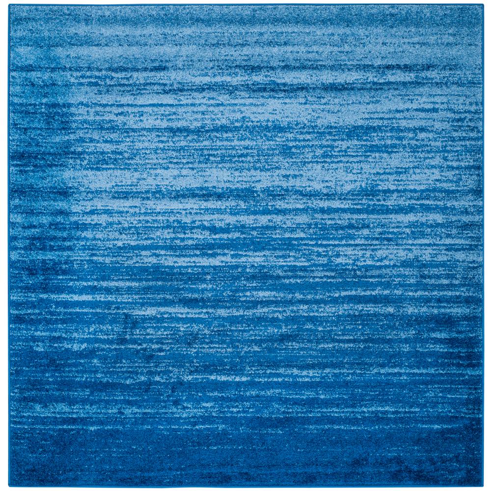 Safavieh Adirondack Light Blue Dark Blue 9 Ft X 9 Ft Square Area Rug Adr113f 9sq The Home Depot