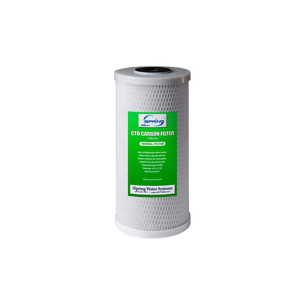 Whole House Water Filter Carbon Block 10 Big Blue Cartridge Included