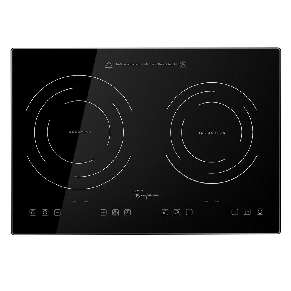 Empava 20 5 In Electric Induction Cooktop Horizontal 2 Element